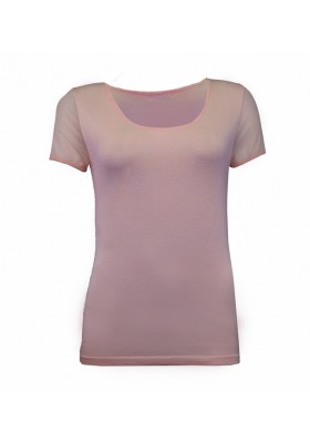 Camiseta Guess Rosa Para Mujer
