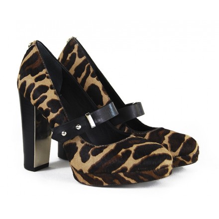 Zapato Guess Hebilla Leopardo