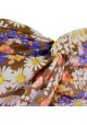 FALDA CON ESTAMPADO DE FLORES QGUAPA