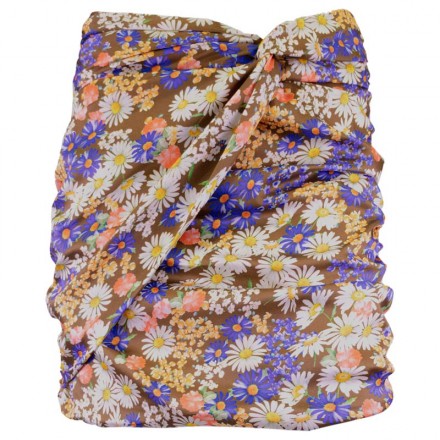 FALDA CON ESTAMPADO DE FLORES QGUAPA