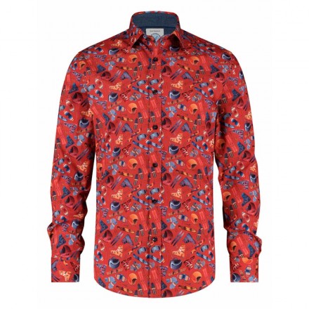 CAMISA A FISH NAMED FRED ESTAMPADO ESQUÍ