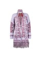 CHAQUETA MARRÓN Y MALVA ESTAMPADA SISTE´S