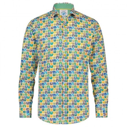 CAMISA CHANCLAS VERDES A FISH NAMED FRED