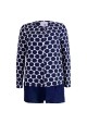 ABRIGO AZUL MARINO ESTAMPADO RELISH