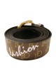 CINTURÓN MARRÓN ESTAMPADO ROCCOBAROCCO