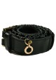 CINTURÓN MUJER NEGRO ELÁSTICO RELISH
