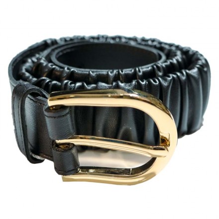 CINTURÓN MUJER NEGRO ELÁSTICO RELISH