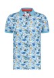 POLO MANGA CORTA AZUL CLARO ESTAMPADO JUNGLA A FISH NAMED FRED
