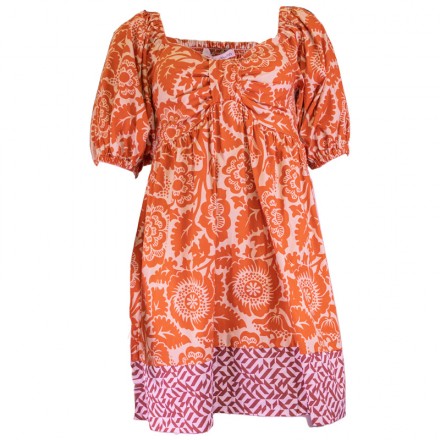 VESTIDO MANGA CORTA ESTAMPADO RELISH
