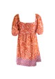 VESTIDO MANGA CORTA ESTAMPADO RELISH