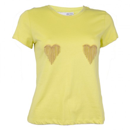 CAMISETA MANGA CORTA AMARILLA RELISH