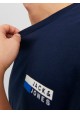 CAMISETA AZUL MARINO LOGO PEQUEÑO DE JACK & JONES