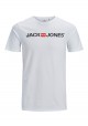 CAMISETA BLANCA LOGO FRONTAL DE JACK & JONES