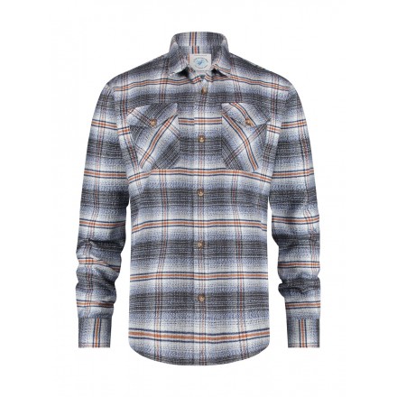 SOBRECAMISA AZUL CUADROS A FISH NAMED FRED