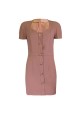 VESTIDO ROSA BOTONES RELISH